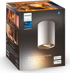 Philips Hue White Ambiance Pillar Spot Erweiterung 1-flammig weiß