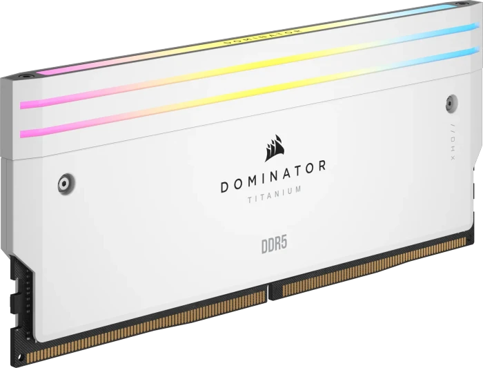 Corsair Dominator Titanium RGB weiß UDIMM 48GB Kit, DDR5-6000, CL30-36-36-76