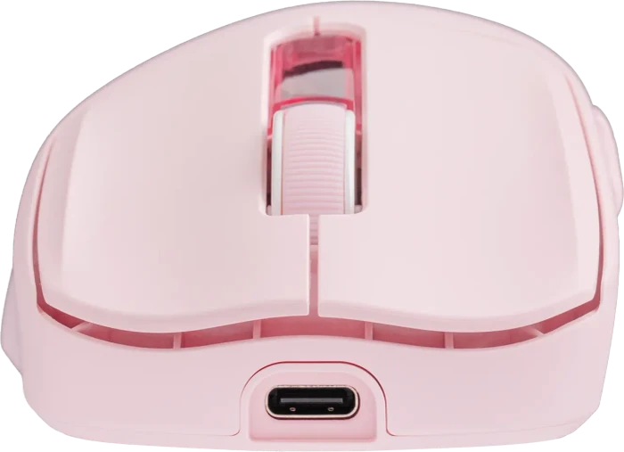 Epomaker Nex Lite Wireless Gaming Mouse mit Ladestation, rosa, USB/Bluetooth