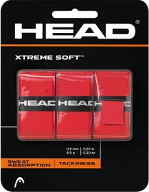Head Xtremesoft Overgrip Griffband rot, 3 Stück