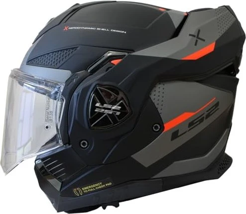 LS2 FF901 Advant X Oblivion matt schwarz/grau