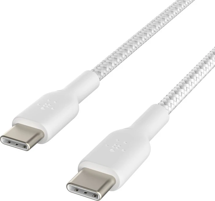 Belkin BoostCharge Braided USB-C to USB-C 1.0m weiß