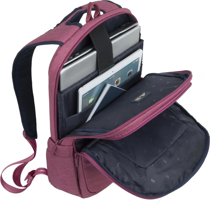 RivaCase 7760 Suzuka ECO 15.6" Notebook Rucksack, rot
