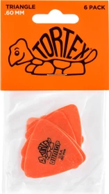 Dunlop Tortex Triangle Pick, .60mm, 6-Pack