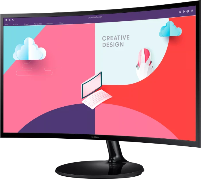 Samsung Essential Monitor S3 S36C (Standfuß rund), Standfuß rund, 24"
