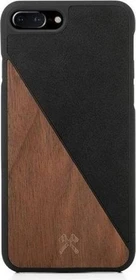 Woodcessories EcoSplit Walnuss für Apple iPhone 7 Plus/8 Plus schwarz