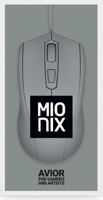 Mionix Avior Shark Fin, grau, USB