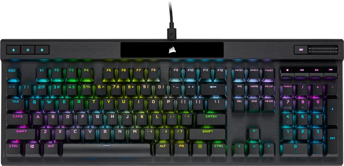Corsair Gaming K70 RGB PRO, MX SPEED RGB Silver, USB, DE