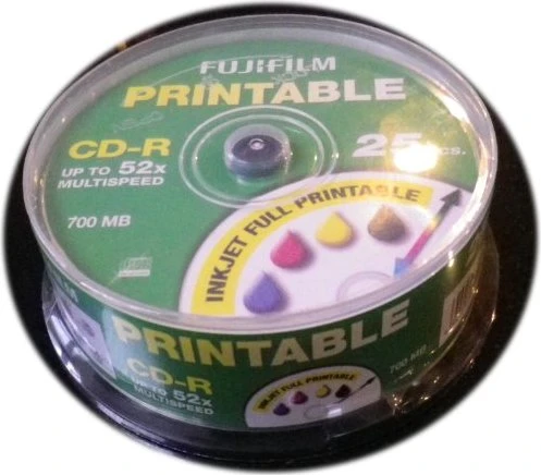 Fujifilm CD-R 80min/700MB, 25er Pack