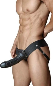 Blush Dr. Skin Strap-On Dildo 16.5cm schwarz