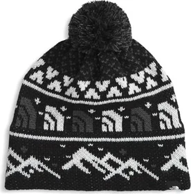 The North Face Cabin Ski Tuke Beanie tnf black jacquard/pom