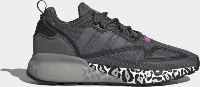 adidas ZX 2K Boost grey six/core black/screaming pink (Damen)