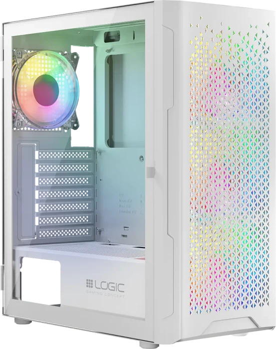 Logic Concept Aramis ARGB Midi White, Glasfenster