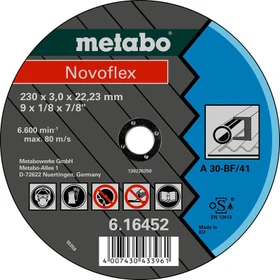 Metabo Novoflex Stahl A 30 Trennscheibe gerade, 230x3x22.23mm, 25 Stück