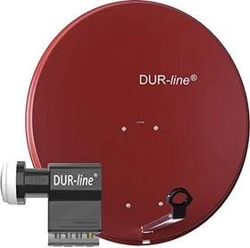 Dura-Sat Dur-line MDA 80 ziegelrot 6 Teilnehmer Komplett-Anlage
