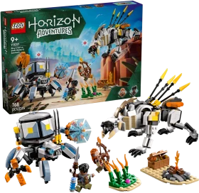LEGO Horizon Adventures - Aloy und Varl vs. Panzerwanderer und Sägezahn