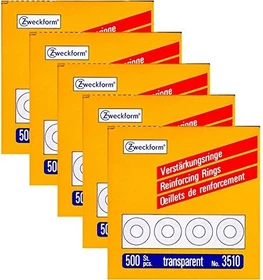 Avery-Zweckform Verstärkungsringe transparent,  5er-Pack