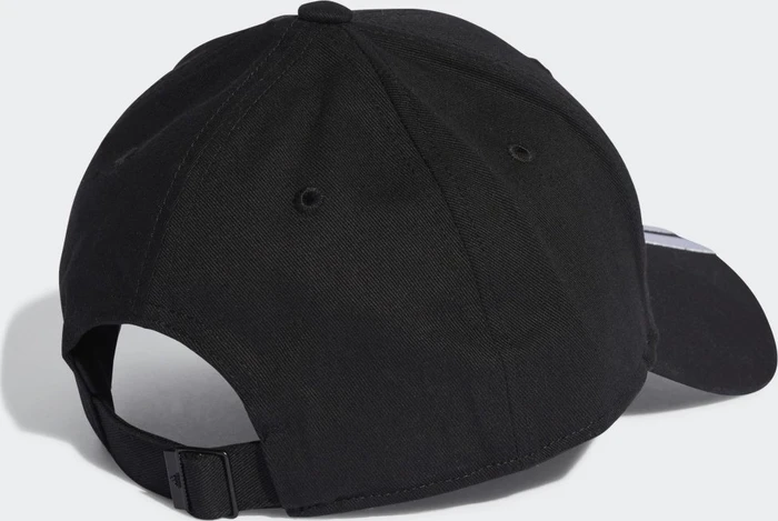 adidas 3-Streifen Cotton Twill Baseball Kappe schwarz/weiß
