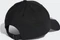 adidas 3-Streifen Cotton Twill Baseball Kappe schwarz/weiß Vorschaubild