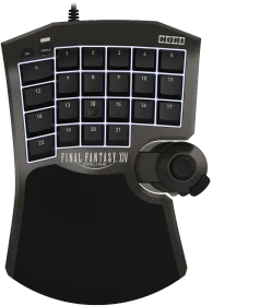 Hori Tactical Assault Commander F14 Final Fantasy XIV Black Edition (PC/PS5/PS4), schwarz, USB