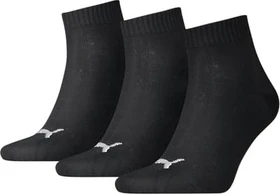 Puma Quarter Socken schwarz, 3 Paare (Herren)