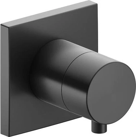 Keuco IXMO 59541 Comfort Absperrventil eckig schwarzchrom gebürstet