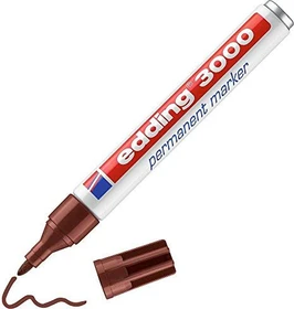 edding 3000 Permanentmarker braun