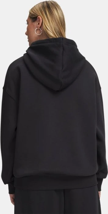 Under Armour Icon Fleece Oversize Hoodie schwarz/weiß (Damen)