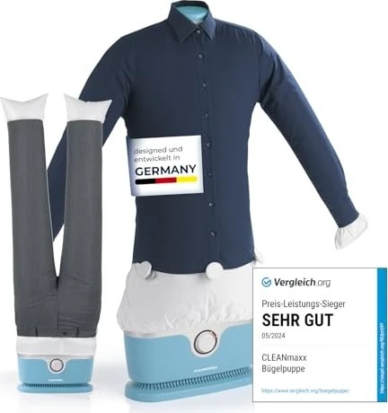CLEANmaxx Hemdenbügler hellblau