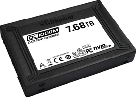 Kingston DC1000M Data Center Series Mixed-Use SSD - 1DWPD 7.68TB, 2.5" / U.2 / PCIe 3.0 x4