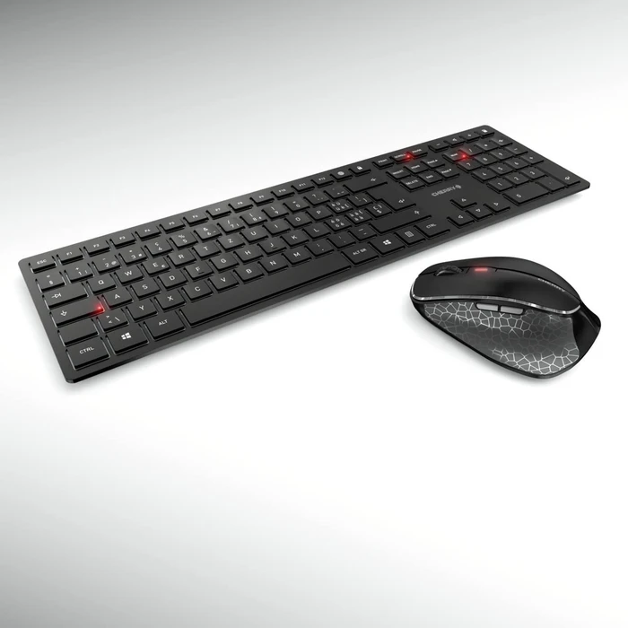 Cherry DW 9500 Slim schwarz/grau, USB/Bluetooth, CH