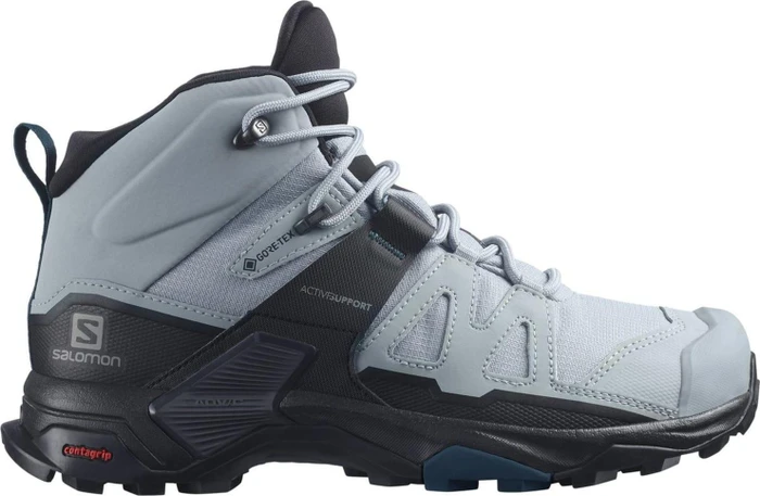 Salomon X Ultra 4 Mid Wide GTX quarry/black/legion blue (Damen)