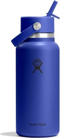 Hydro Flask Wide Mouth Flex Straw Cap Isolierflasche 946ml capri blue
