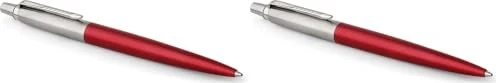 Parker Jotter Kugelschreiber kensington red/silber, Geschenkbox