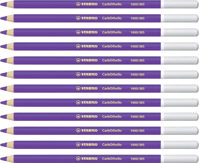 STABILO CarbOthello Kreidestift violett dunkel, 12er-Pack