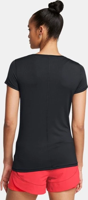 Under Armour HeatGear Armour Funktionsshirt kurzarm schwarz/weiß (Damen)