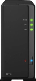 Synology DiskStation DS115, 512MB RAM, 1x RJ-45 1000Base-T, 1x USB-A 3.0