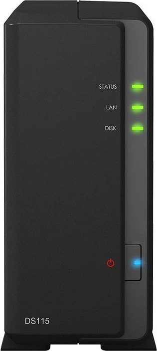 Synology DiskStation DS115, 512MB RAM, 1x RJ-45 1000Base-T, 1x USB-A 3.0