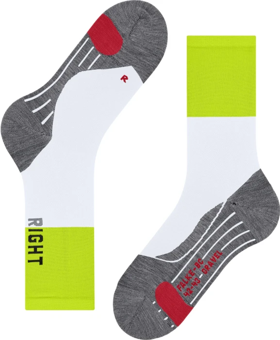 Falke BC Gravel Fahrradsocken weiß
