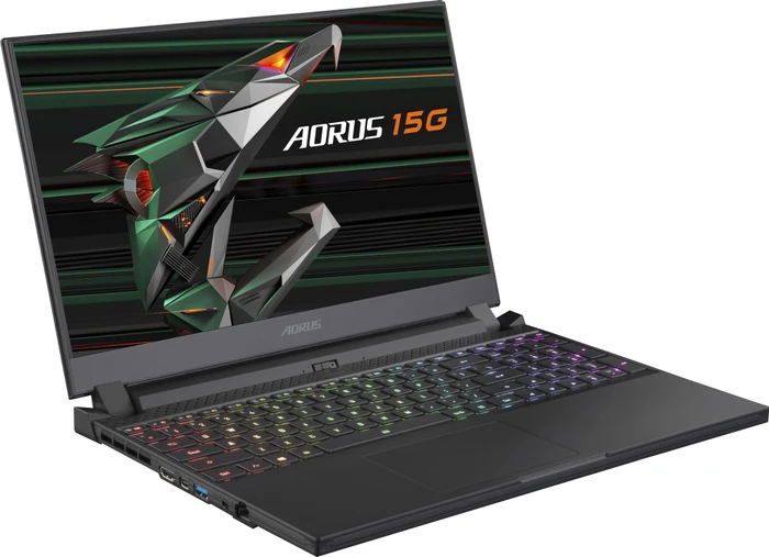 GIGABYTE AORUS 15G, Core i7-10870H, 32GB RAM, 1TB SSD, GeForce RTX 3080, EN