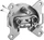 goobay 3-Loch Antennen-Stich/Enddose (67046)