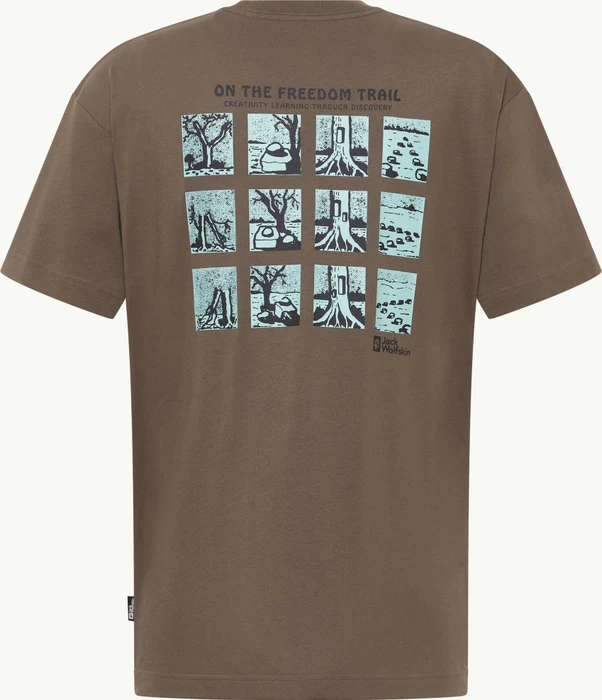 Jack Wolfskin Trailblazer T-Shirt kurzarm cold coffee (Herren)