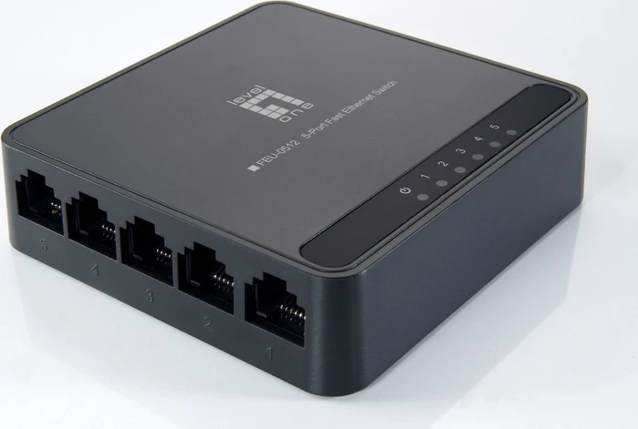 LevelOne FEU Desktop Switch, 5x RJ-45