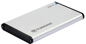 Transcend StoreJet 2.5 SATA, silber, USB 3.0 Micro-B
