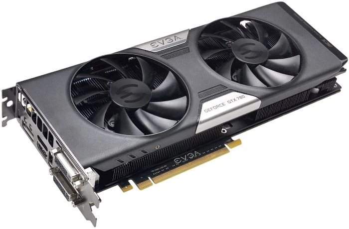 EVGA GeForce GTX 780 ACX Cooler, 3GB GDDR5, 2x DVI, HDMI, DP