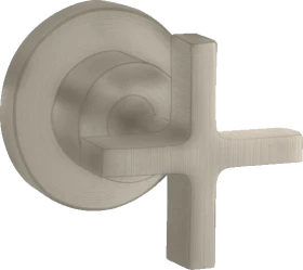 Hansgrohe AXOR Citterio Absperrventil Unterputz mit Kreuzgriff brushed nickel