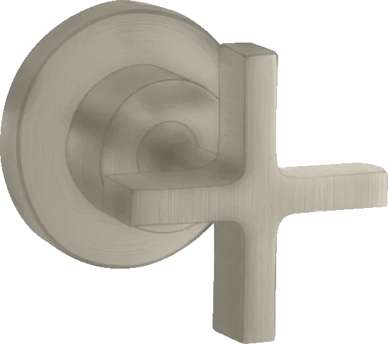 Hansgrohe AXOR Citterio Absperrventil Unterputz mit Kreuzgriff brushed nickel