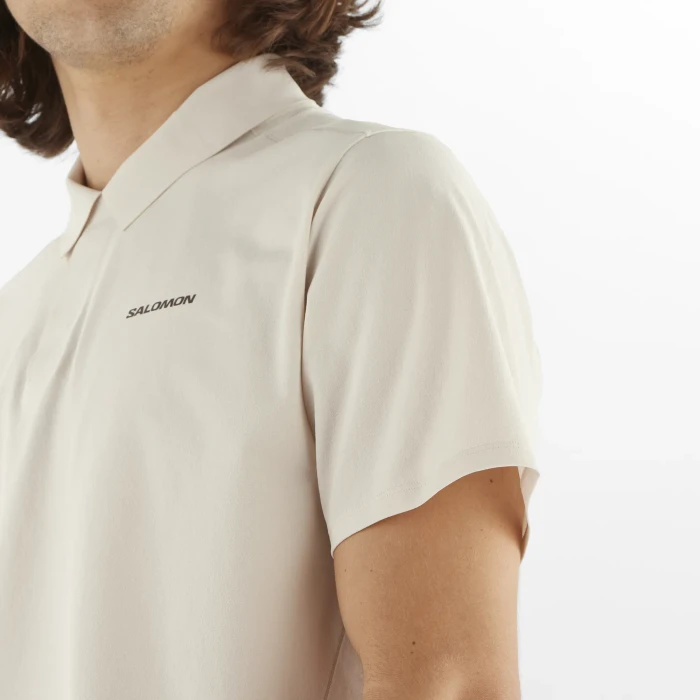 Salomon Trackline Poloshirt kurzarm rainy day (Herren)