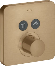 Hansgrohe Axor ShowerSelect softcube Thermostat mit 2 Ventilen brushed bronze