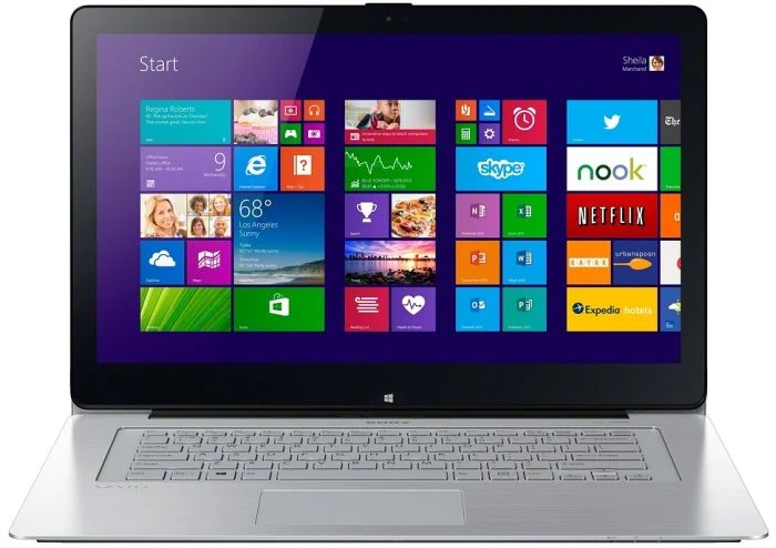 Sony Vaio Fit 15A, silber, Core i5-4200U, 8GB RAM, 16GB SSD, 1TB HDD, GeForce GT 735M, DE